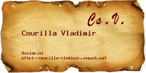 Csurilla Vladimir névjegykártya